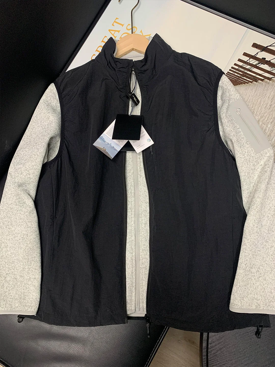 

Bla Stand Collar Workwear Vest Men's Autumn American Functional Layering oulder Pad Outdoor Mountain Climbing Jaet