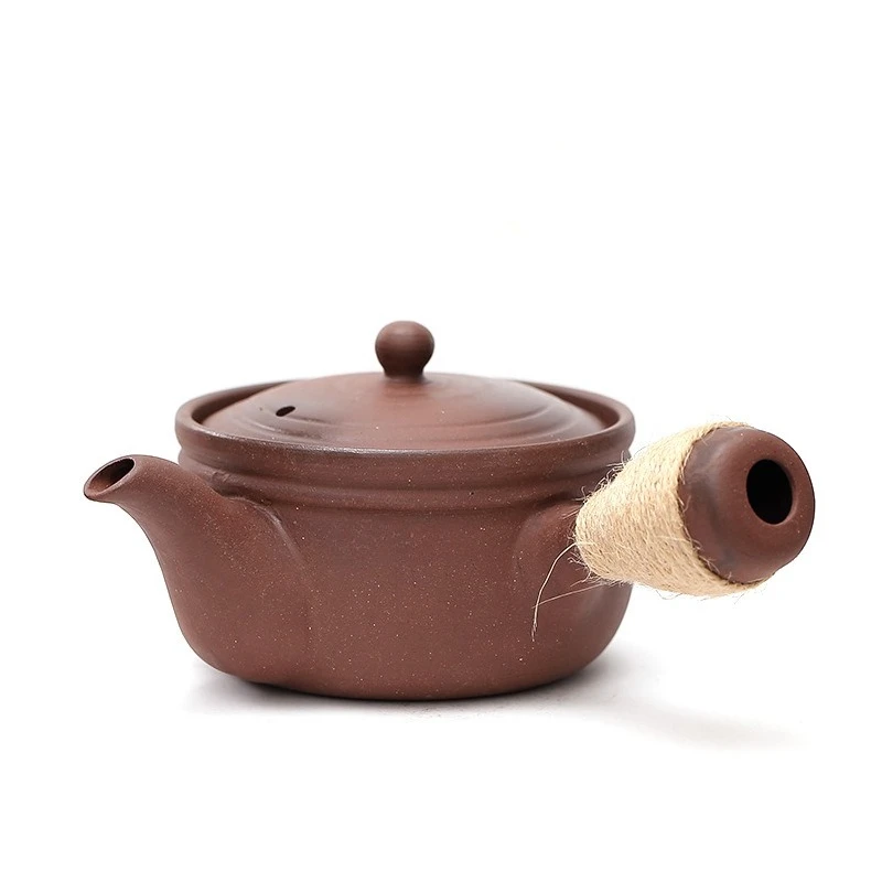Sand chong side teapot old rock mud teapot white tea coarse pottery boiling water charcoal stove electric ceramic stove ancient