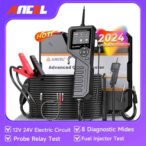 ANCEL PB600 Batterietester Röhtest 12V 24V Power Probe Circuit Tester Kit Elektrische integrierte Autobatteriesystemdiagnose