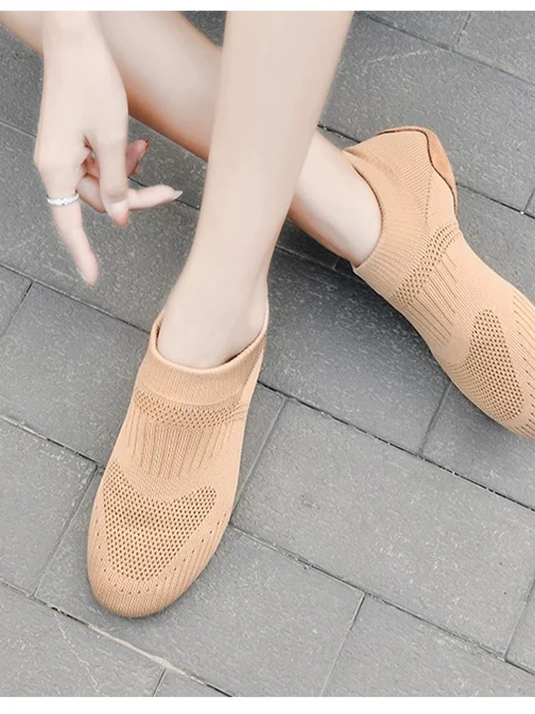 モダンダンスシューズソフトボトム練習体操バレエジャズダンススニーカー滑り止め女性スポーツウェアフィットネスファングッズ