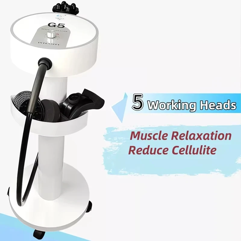 2025 New Professional Stand G5 Waist Massager Body Vibrator High Frequency Body Massager Machine Massage with Vibration for Spa