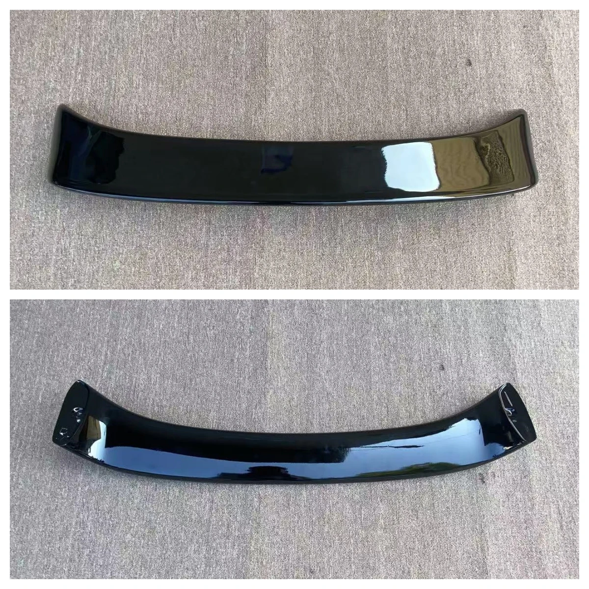 Dakspoiler V.1 Voor Toyota Aygo MK1 (2005-2015) Hatchback Zwart FRP Koolstofvezel Lip Spoiler Voor Auto Staart Vleugel Decoratie
