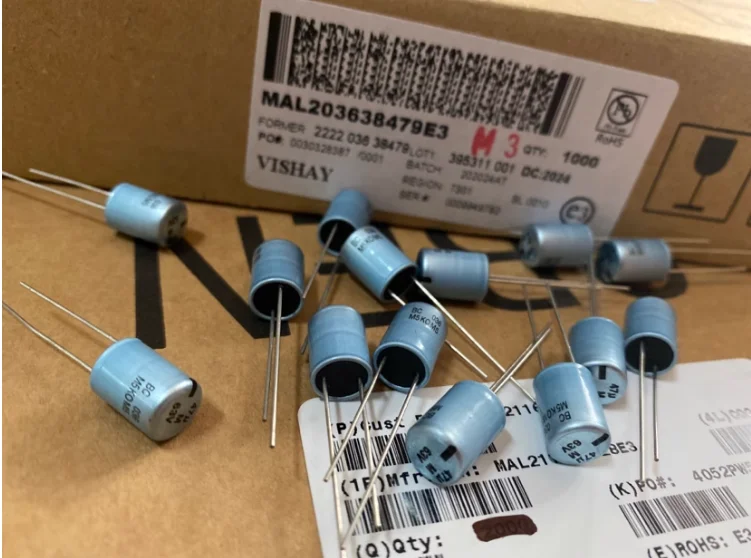 30PCS/LOT MAL203638479E3 63V 47UF VISHAY BC 036 8X12 Water Blue Shell Capacitor FREE SHIPPING