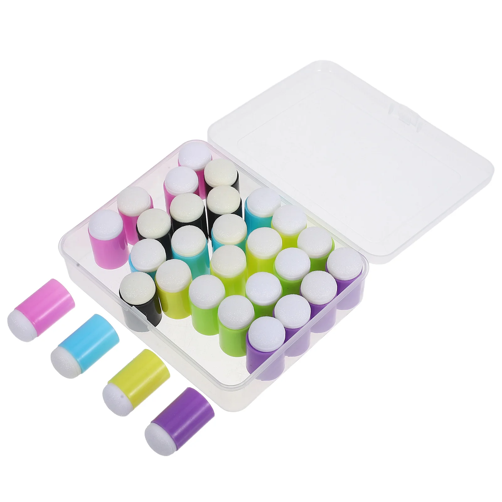 

30 Pcs Sponges Finger Drawing Craft Painting DIY Ink Tools Kit Daubers for Crafting Child