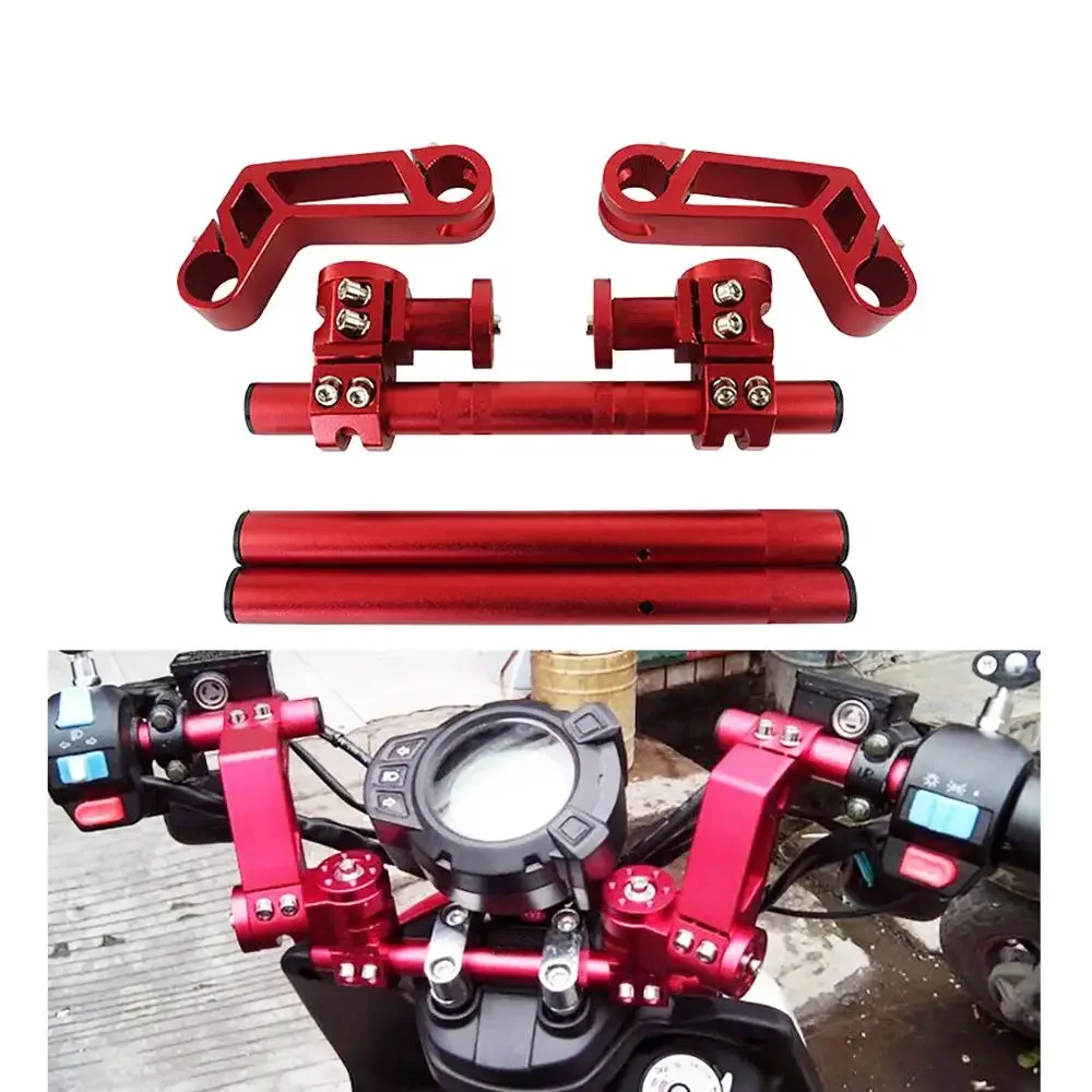 Motorcycle Removable Handle Bar 125cc Pit Bike Dirt Bike Motobike Scooter CNC Aluminum Adjustable Steering Handlebar 7/8