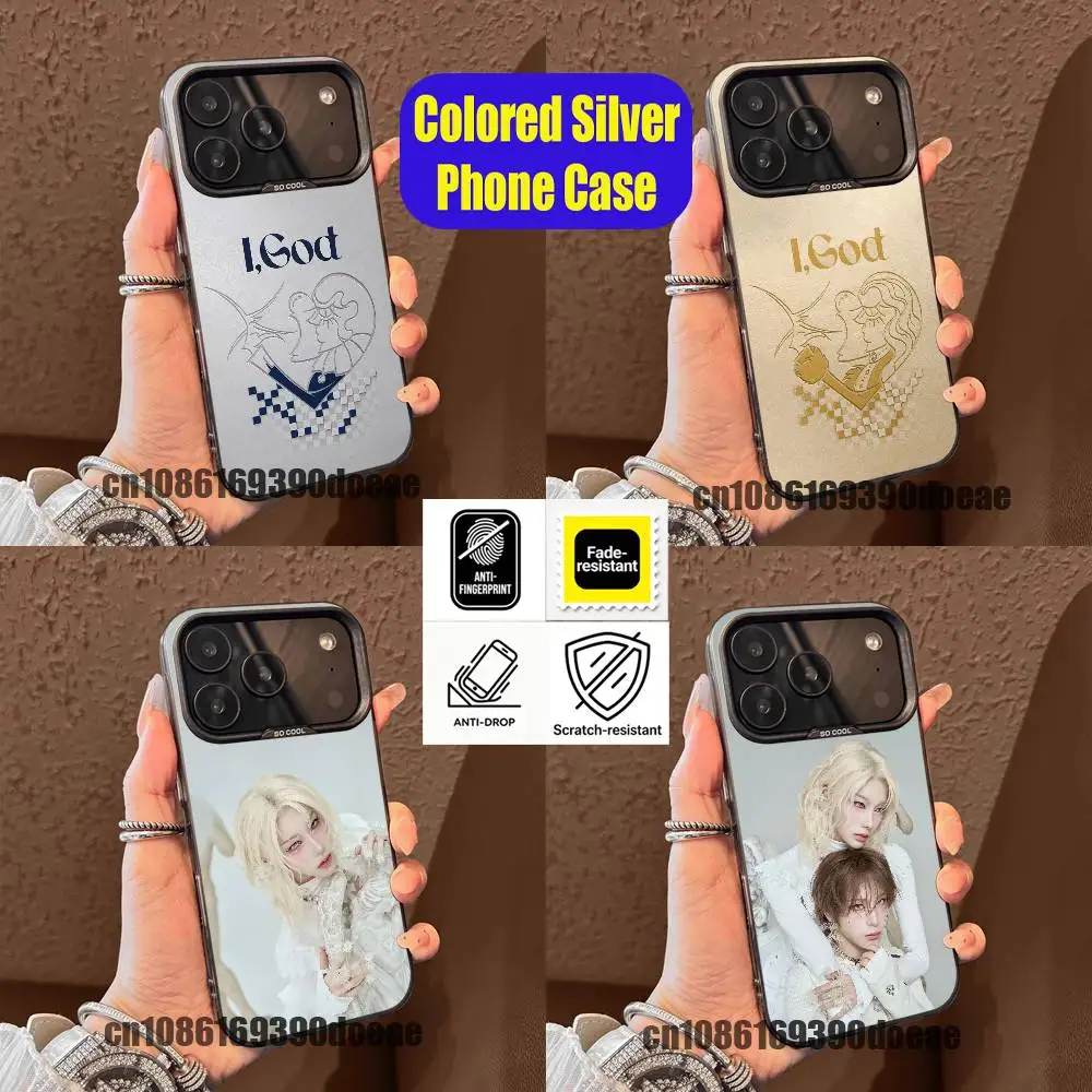 

For X-XLOV I God R-Rui H-Hyun Phone Case iPhone 15,12,11,14,13,16,17,E,Max,Plus,Air,Pro,Mini Custom Color Silver Cover