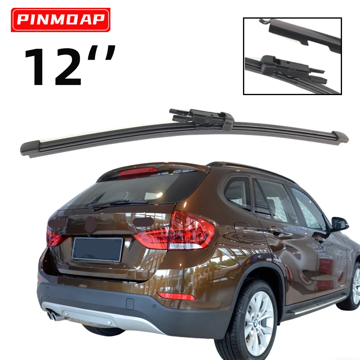 1PC 12 "Heckscheibenwischerblatt Anwendbar Für BMW X1 E84 2009-2015 Jahr der Windschutzscheibe Windschutz Heckscheibenwischerblatt Auto Zubehör