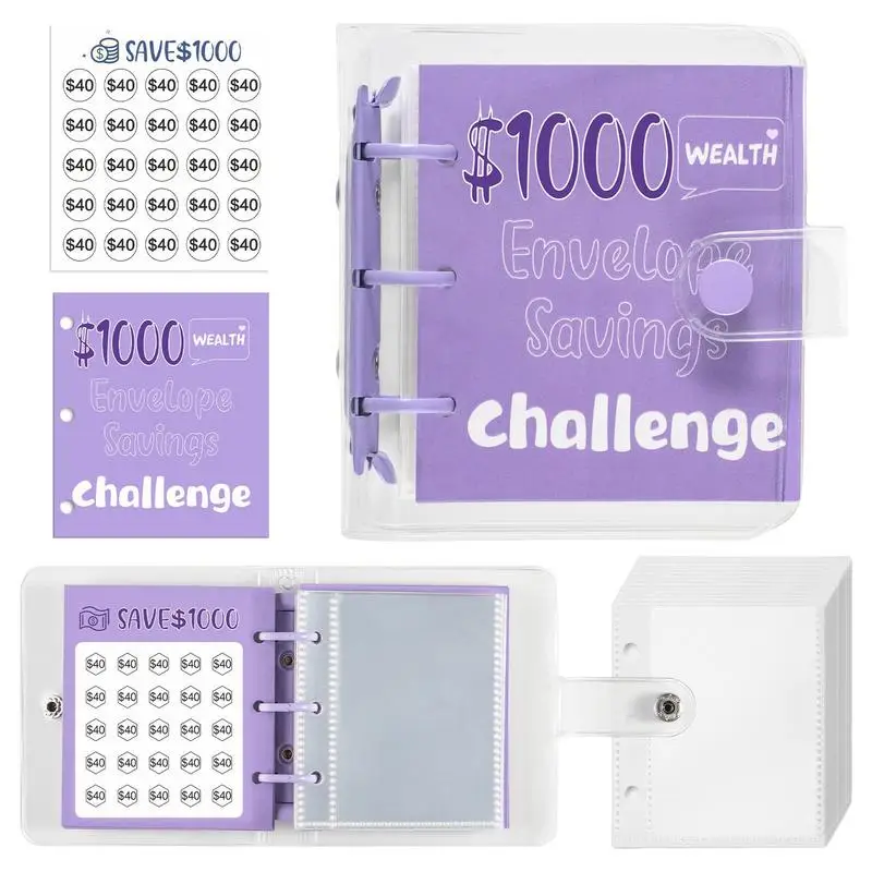 

Saving Envelope Challenge 25 Envelopes Money Saving Challenge Book Fun And Easy Way 1000 Cash Saving Planner Receipts And Bills