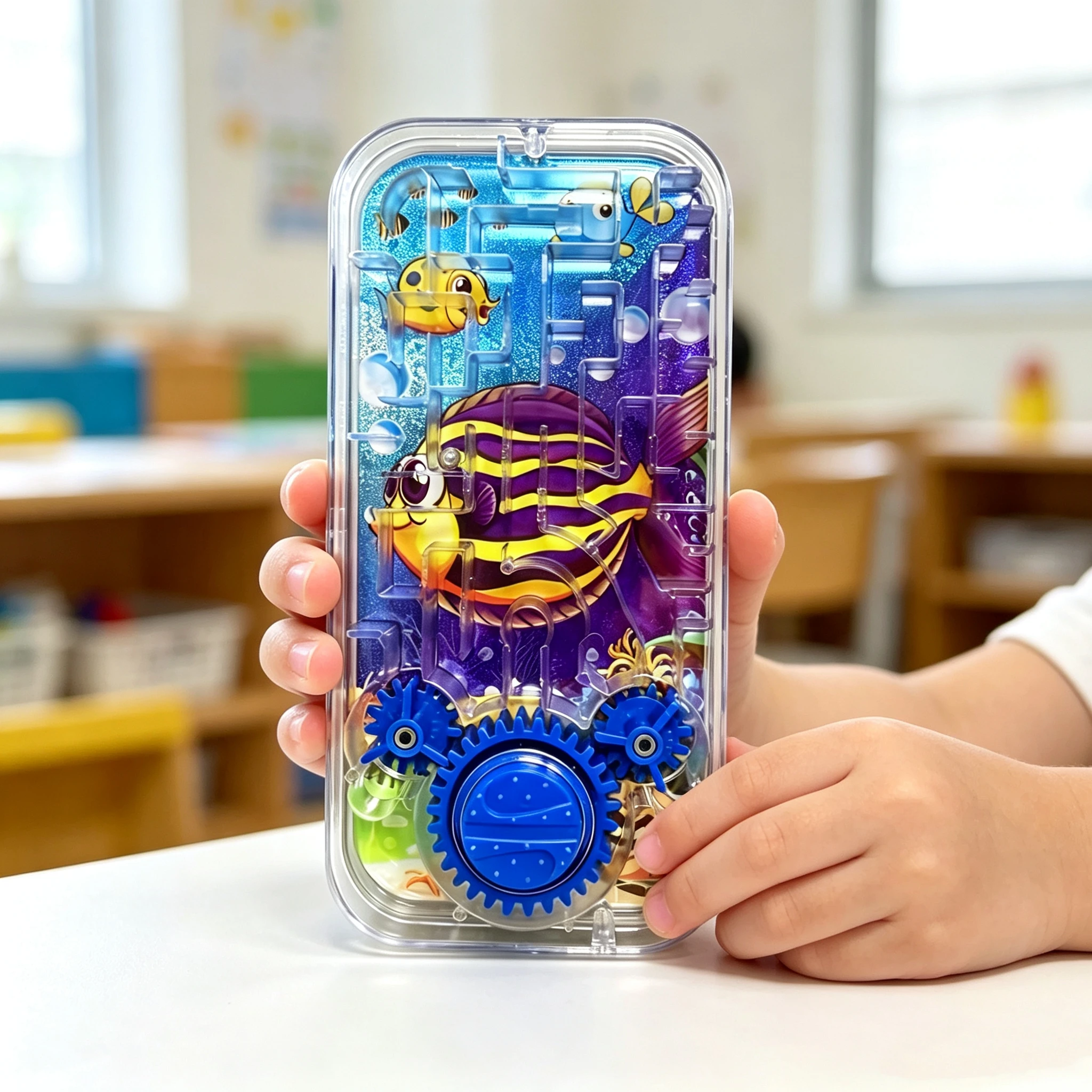Kids Educational Game 3 - Jogo de Labirinto Portátil com Engrenagens