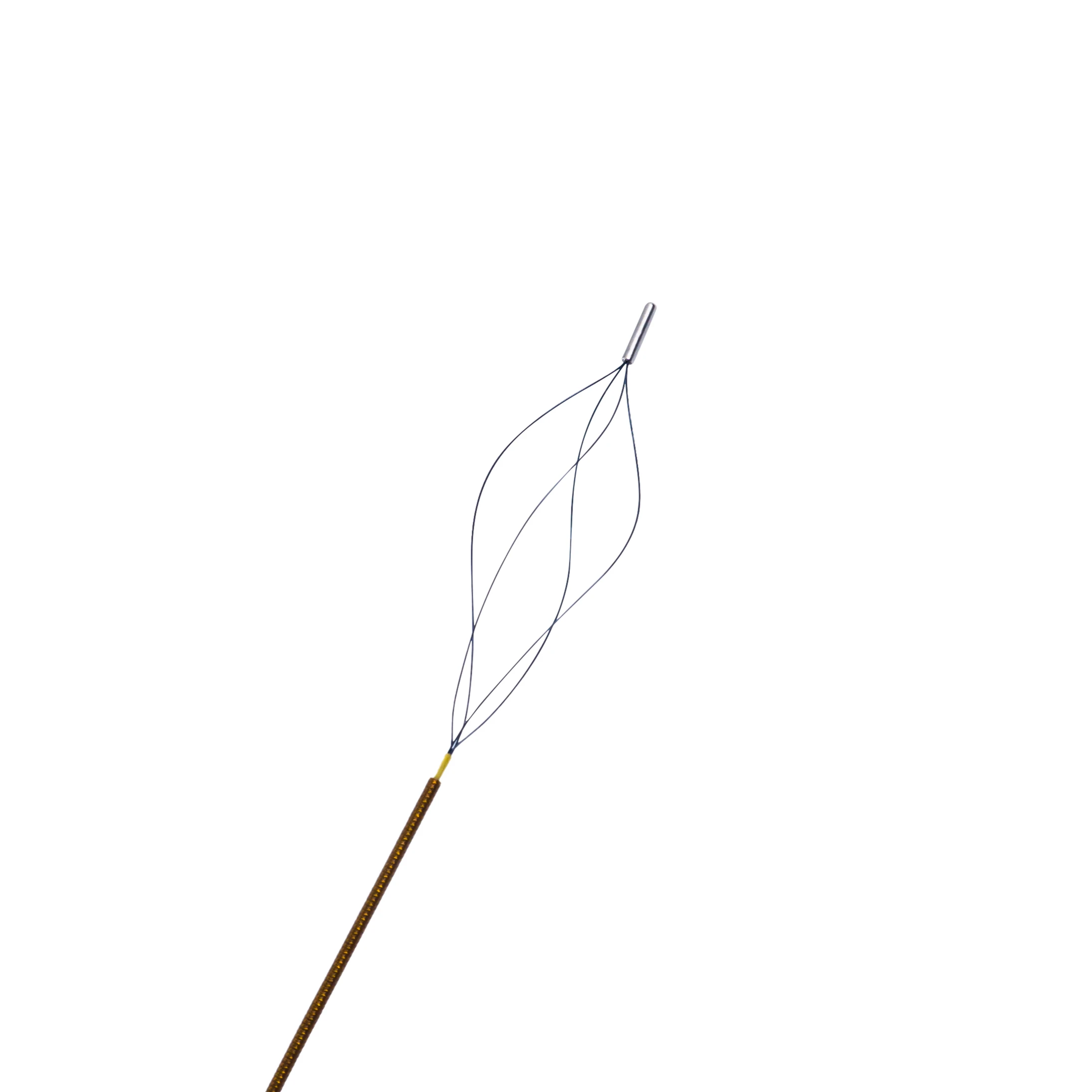 ERCP Nitinol Stainless Steel Stone Extraction Basket Stone Retrieval
