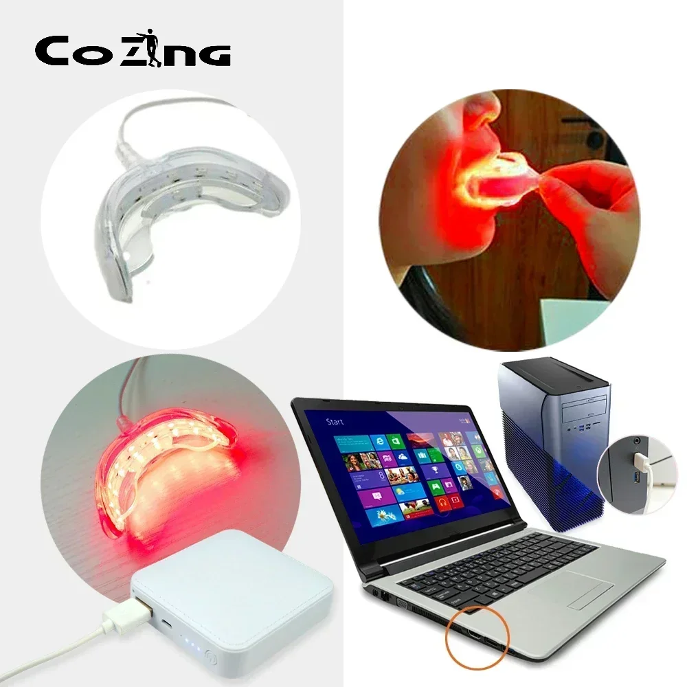 علاج الفم CoZing USB - الضوء الأحمر لتقليل البكتيريا وصحة اللثة وتخفيف حساسية الأسنان #5