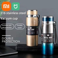 Xiaomi 1L Thermal Water Cup 316 Stainless Steel Thermos Bottle Water Tea Coffee Vacuum Flasks for Travel Offices Camping Gifts