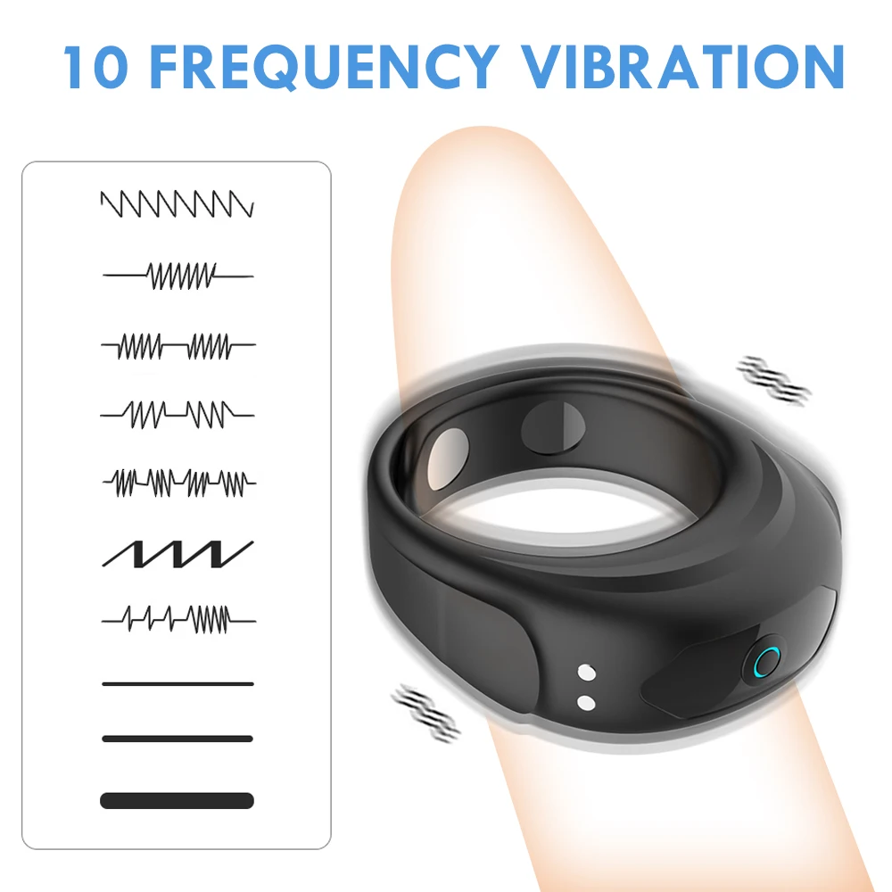 Adjustable Cock Ring Vibrator Men Penis Ring APP Control Ejaculation Delay Erection Testis Cockring Adult Sex Toys for Couples