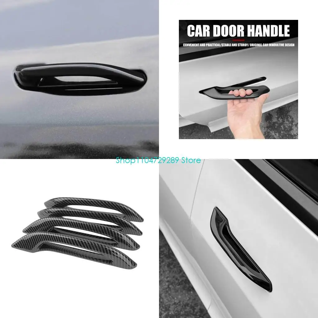 

D8KE Easy Installation 4Pcs Vehicle Handle Protectors Cover for Automobile Winter Use