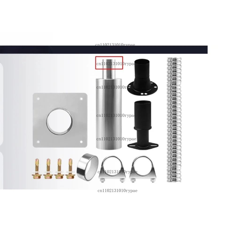 Generator Exhaust ExpansionSilencer Kit with Insulated Through-Wall Mounting Plate for Safe Exhaust Emission 50pcs