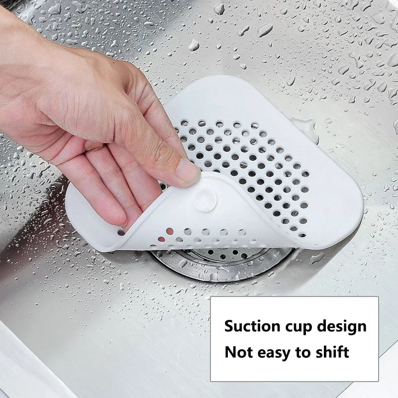 Suction cup type floor drain, kitchen sink, vegetable washing filter, filter screen, bathroom hair clogging prevention