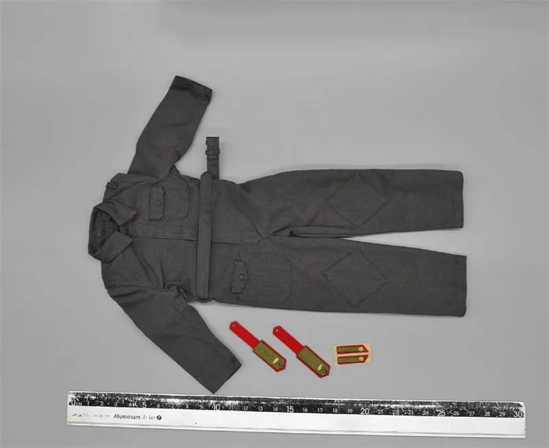 Marsdivine C-033 Soviet Soldier Doll Tank Accessories Bodysuit with Shoulder Medals Waist Belt For 12" Action Figure DIY 1/6