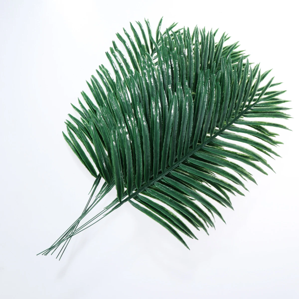 

10Pcs Sago Cycas Fake Plant Lifelike Artificial Leaves Home Office Party Decorations Simulation Sago Cycas Fake Plant
