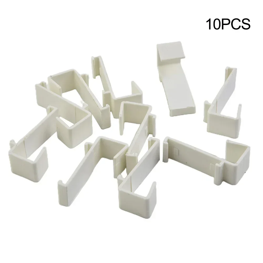 2/10/20pcs Blind Hook Blinds Bracket Connector Brackets Roller Blind Bracket Vertical Window Holder Repair Roller Rod Clamp