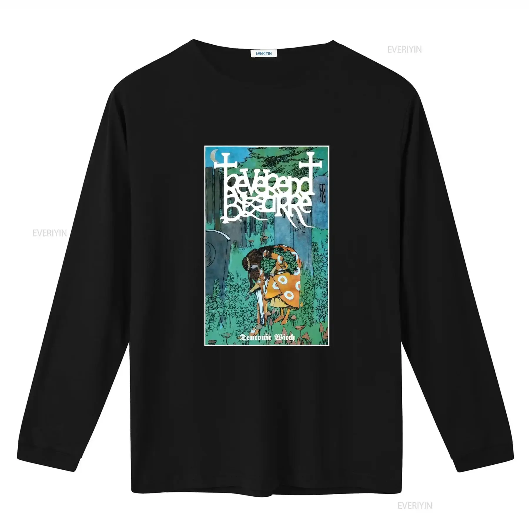 Reverend Bizarre Tevtonic Witch T Shirt Unique Gothic Design for  vintage Washed Slightly Soft Comfortable graphic Unisex