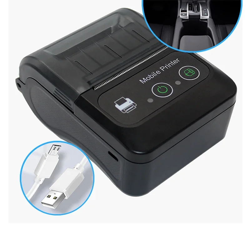 

2-дюймовый 58-миллиметровый мини-портативный термопринтер Bluetooth P58