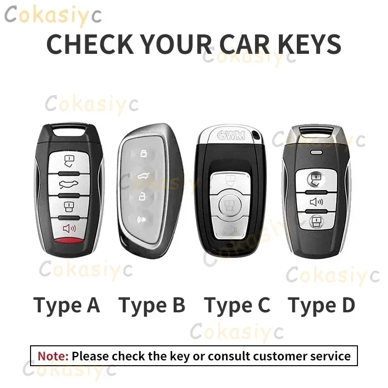 Leather Car Key Case Protector Cover for Great Wall Haval/Hover H6 H7 H8 H4 H9 F5 F7 H2S H3 H5 M6 Dargo B07 A07 Key Keychain