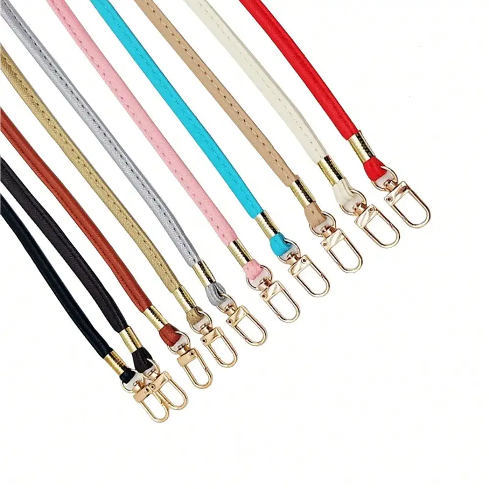 1Pcs Thin Soft PU Leather Crossbody Replacement Chain Strap For Small Bag Purse Wallet Clutch Phone Case