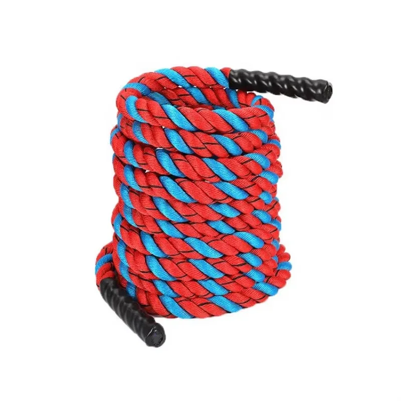 50mm*9m Nylon Battle Rope Wholesale Heavy Jump Swing Fitness Training Rope