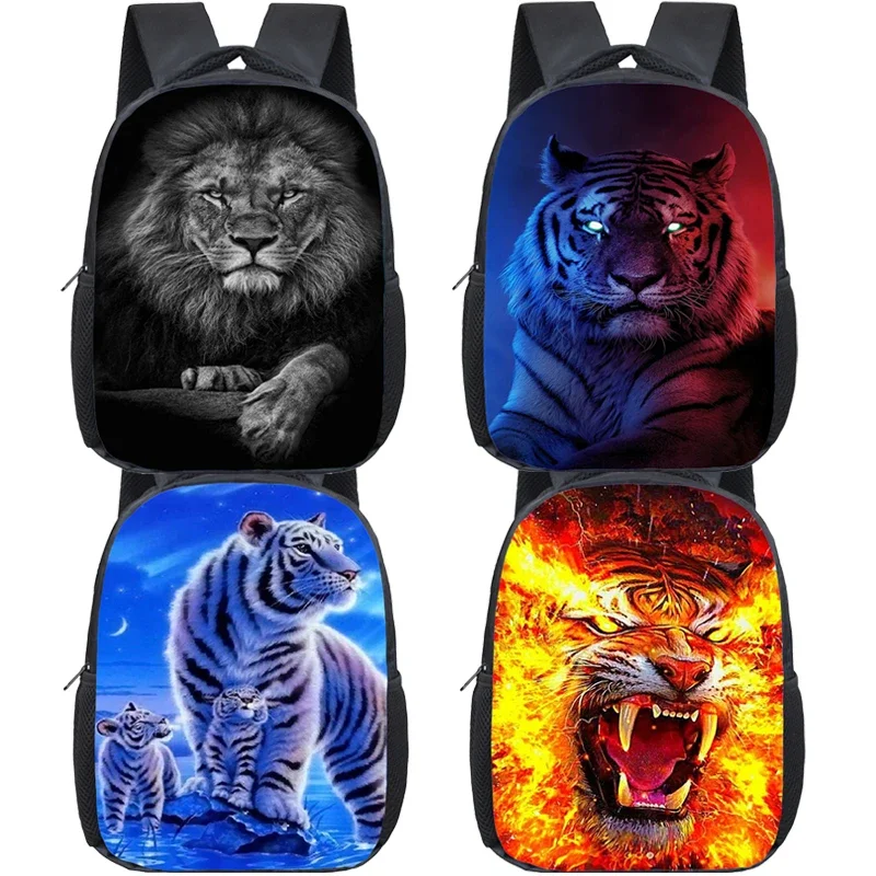 Cool Animal Lion tiger Backpack Kids Kindergarten Book Rucksack Children School Bags Preschool Bag Mochila school Bags gifts