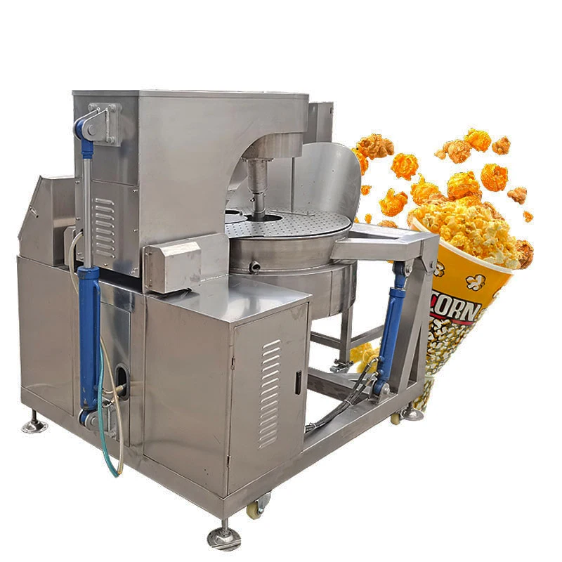 Large Capacity Industrial Popcorn Production Line Automatic Making Equipment Bulk Mass Production Custom