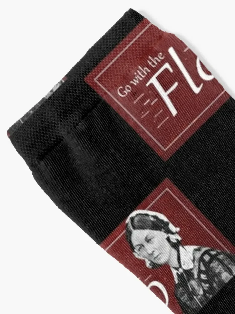 Go with the Flo Florence Nightingale Socks Stockings man crazy sport Boy Socks Women's