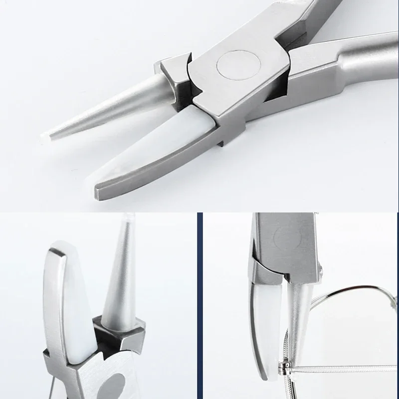 1Pc Bril Aanpassen Tang Optische Tool Rvs Sieraden Ronde Neus