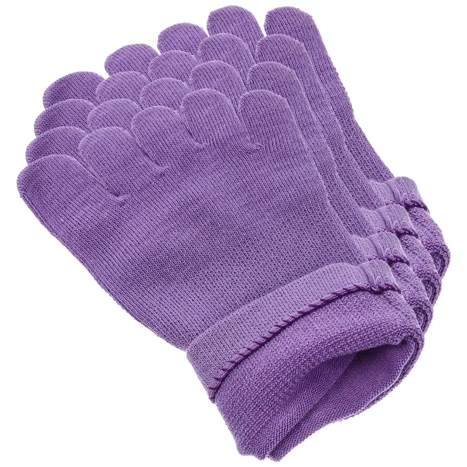 

Five Toe Socks 2 Pairs Women Polyester Short Sports Running Exercise Mild Workout Odor Free Quick Moisture Wicking Toe Separator