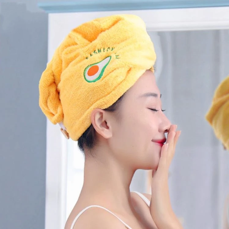 Women Girl\'s Magic Microfiber Shower Cap Towel Bath Hats for Women Dry Hair Cap Quick Drying Soft for Lady Turban Head SN4048