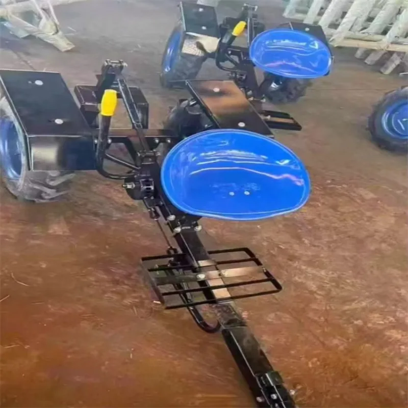 High Productivity Walk-Behind Tractor Double-Share Plow Disc Cart Seat Traction Link Farm Tools Including Engine Core Components view 5