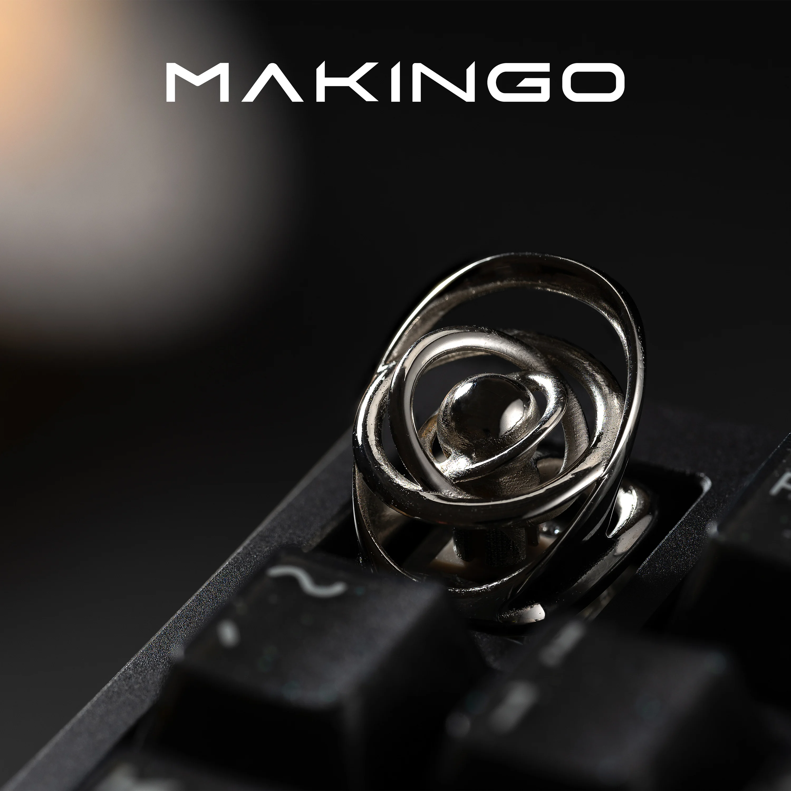 ستار زحل خاتم الذهب أغطية المفاتيح شخصية مخصصة أغطية المفاتيح المعدنية السوداء مفتاح Esc الأصلي واحد