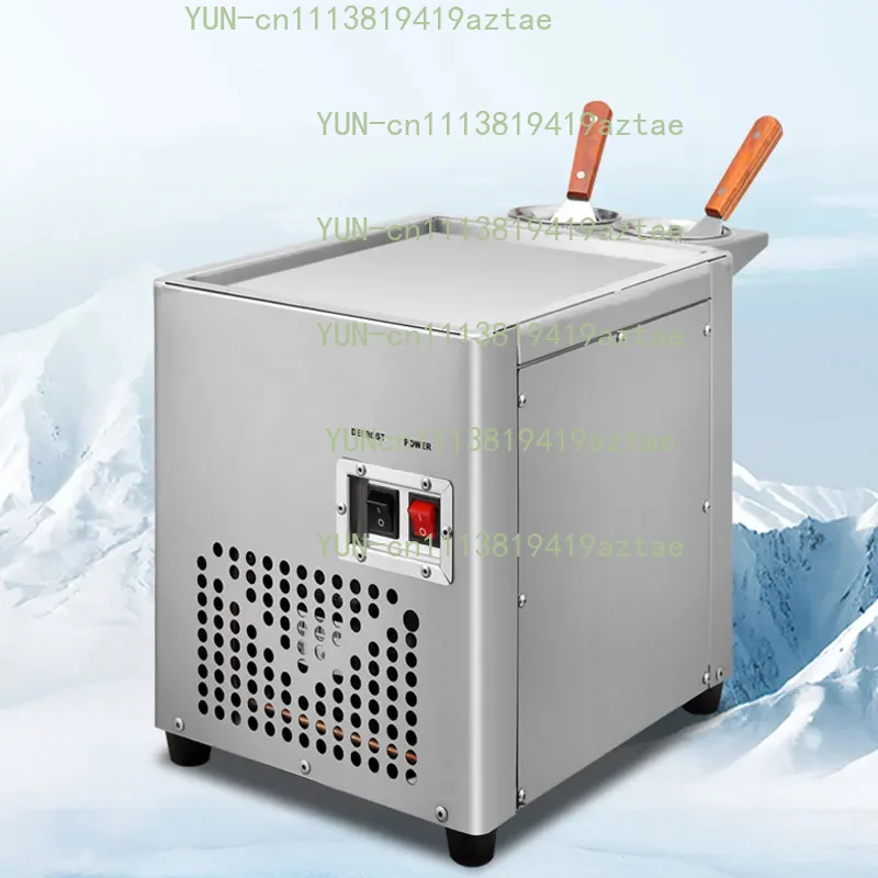 Fried Yogurt Maker Commercial Fried Ice Cream Roll Machine Freezing Pan Fried Ice Cream Machine