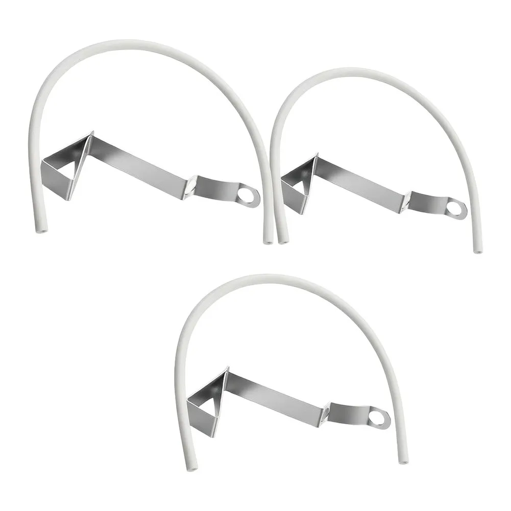 Three Refill Hoses with Secure Clamping Mechanism for Toilet Tank Applications with Fixed Overflow Pipe Mounting