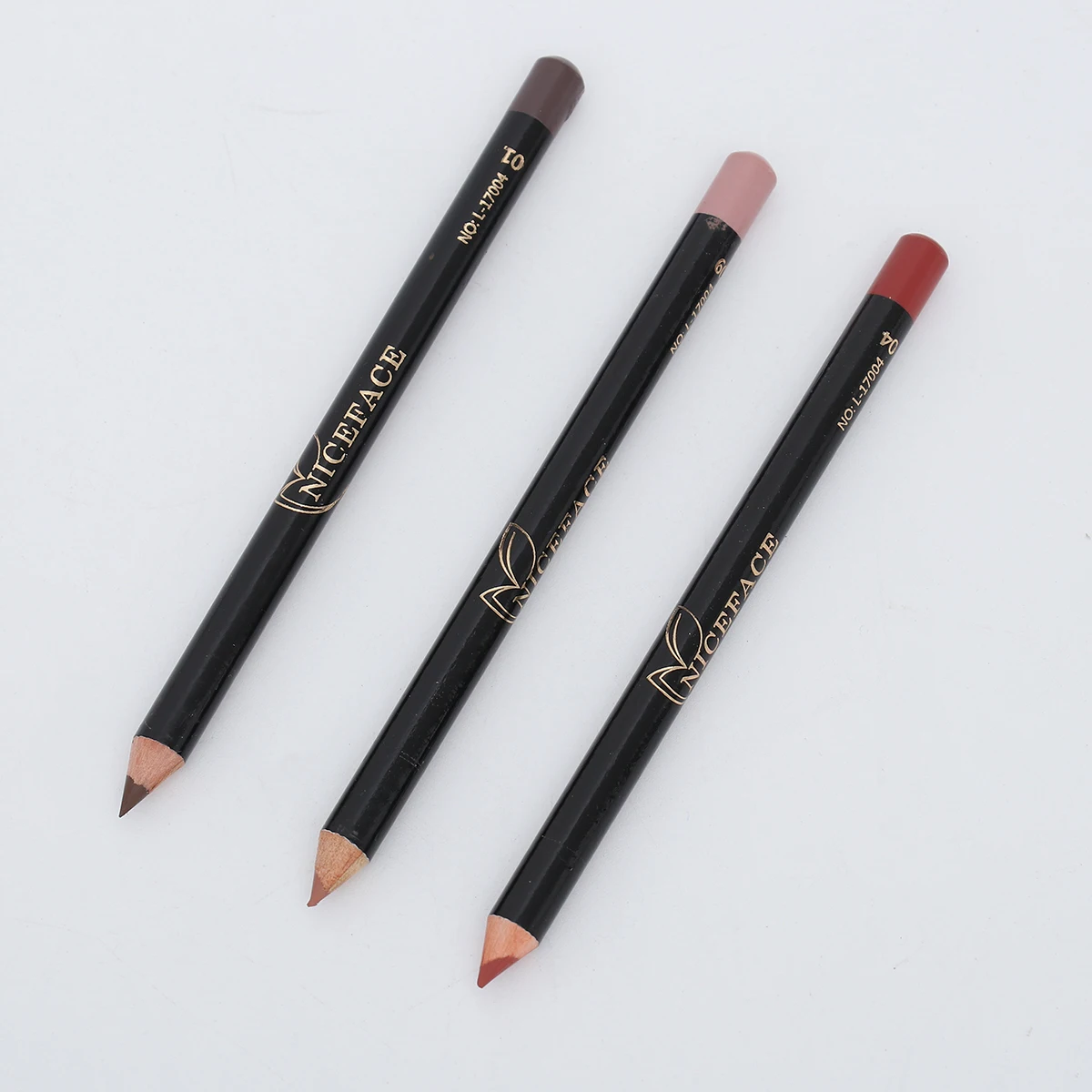 3pcs delineador labial à prova d'água de longa duração textura elegante retenção confortável 14x08x08cm lápis labial