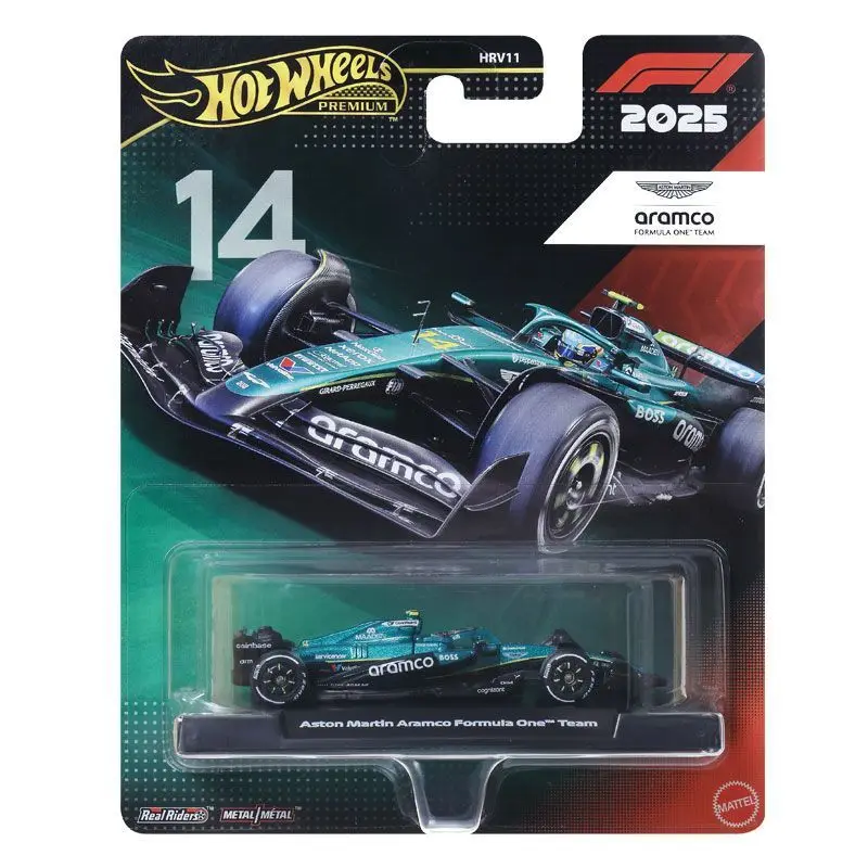 Image of 2026 Neue Original Hot Wheels "Gold Label" HRV11-M Serie Formel-1-Rennsets Sammler-Autos Spielzeug Legierung Miniatur Druckguss Geschenke