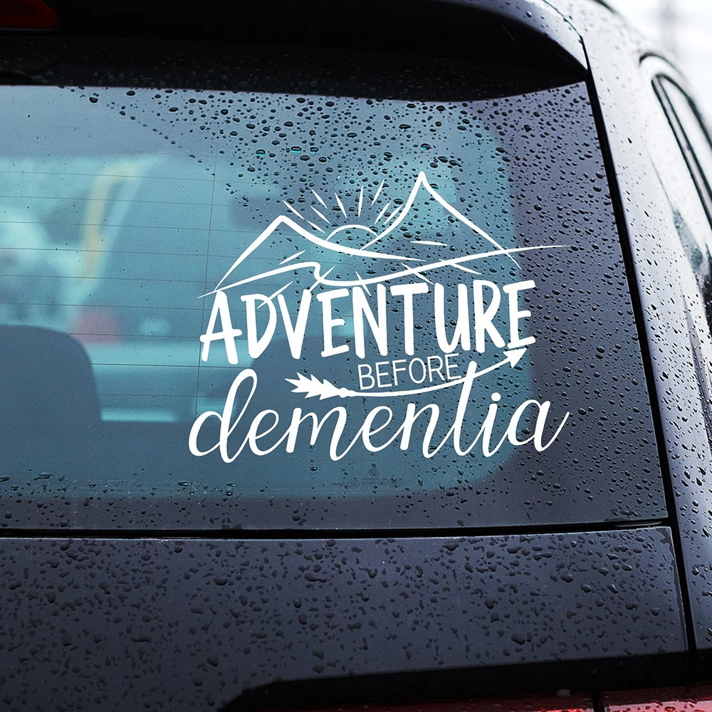 مغامرة قبل الخرف سيارة التصميم الفينيل ملصقات نافذة الشارات الزخرفية زخرفة الملحقات ضبط السيارات المورد #4