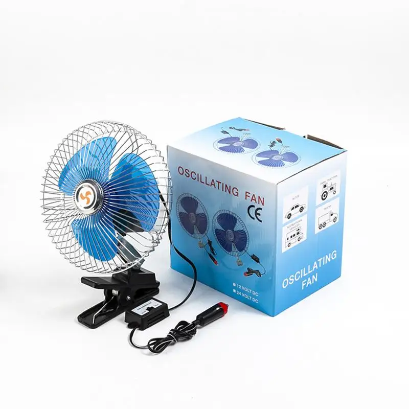 12V/24V  Electric Car Cooling Fan Car Seat Back Headrest Fans Summer Cooling Conditioner Highwind  Low Noise Fan For Vehicle