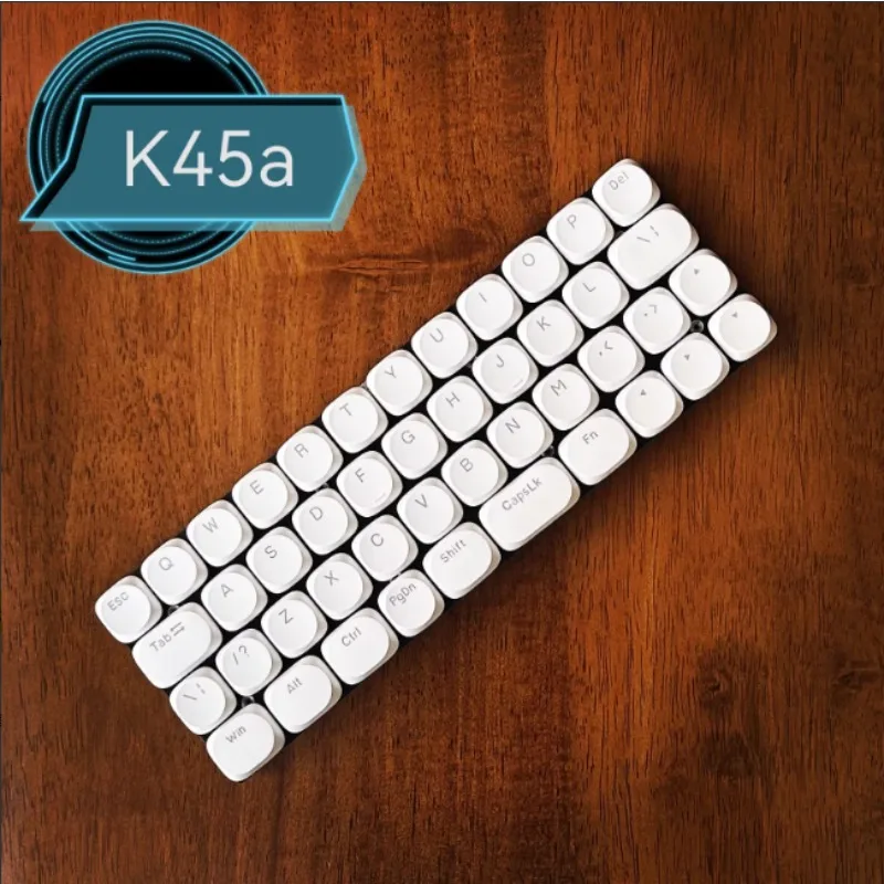 K45a Low-Profile-Tastatur, lötbar, Einzelmodus, 40 % Layout, 45-Tasten-Fläschchen, Mini-Tastatur, mechanische Gaming- und Bürotastaturen