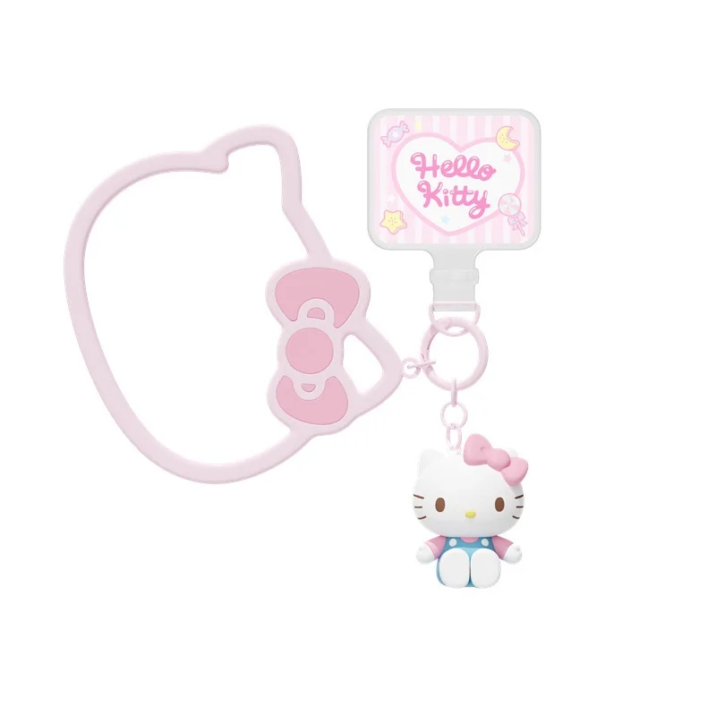 HOLLY BOX Kuromi Original Niedlicher Schlüsselanhänger Armbandanhänger Taschenanhänger für Mädchen Ideales Geschenk – Detail 1