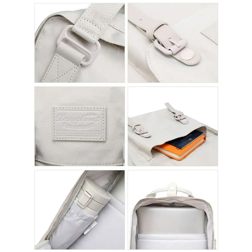 Nylon Work Business Backpacks Waterproof Multilayer Laptop Backpack Adjustable Shoulder Strap Large-Capacity Travel Knapsacks