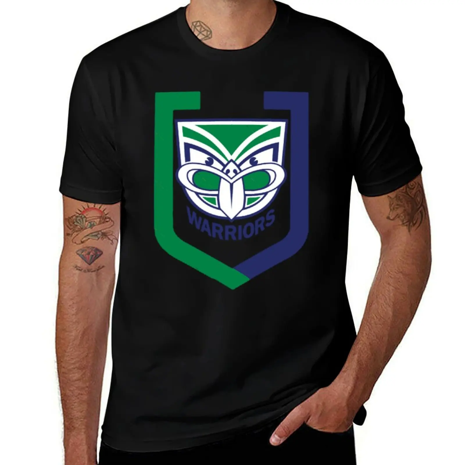 

New Zealand Warriors T-Shirt man tshirt t shirts for man graphic funny T-Shirt