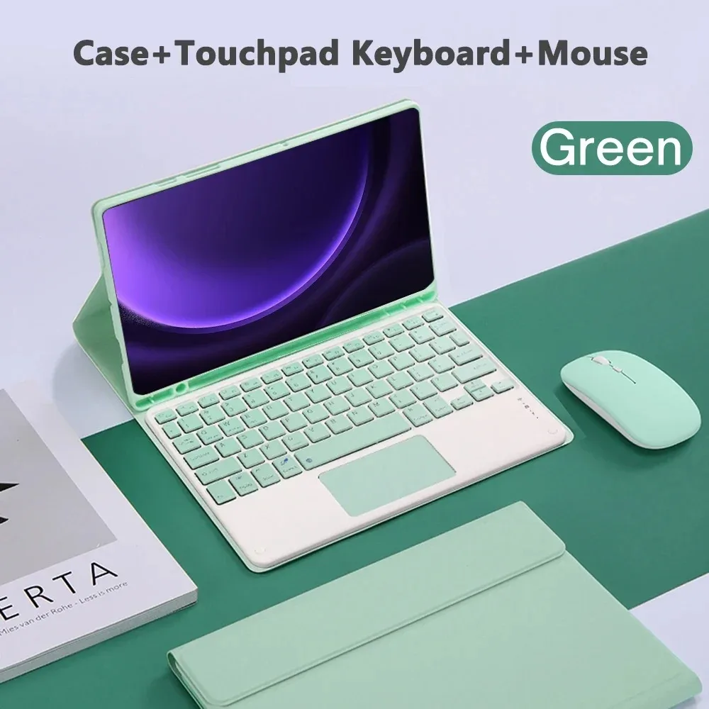 For Samsung Galaxy Tab A11 Plus Case 11 inch 2025 Detachable Wireless Bluetooth Tablet Keyboard Cover for A11 Plus SM-X230 Funda