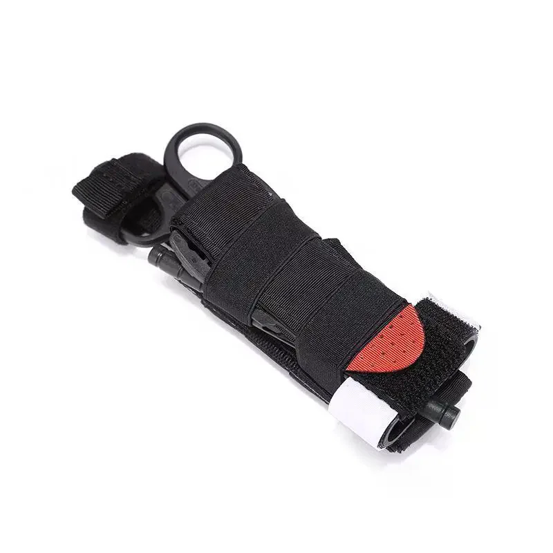 Tactical Tourniquet And  Scissor Pouch With Heavy Duty Fast Release Design For Outdoor Emergency Hiking Camping