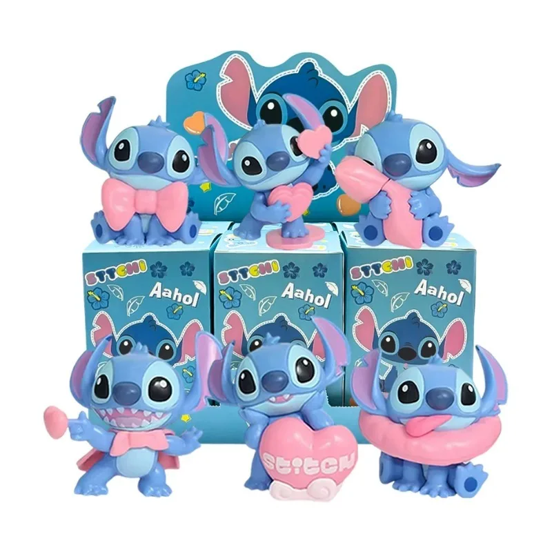 غرزة صندوق أعمى وردي دافئ تحصيل تمثال لعبة عصرية هدية عيد ميلاد يتدفقون دمية الديكور #4