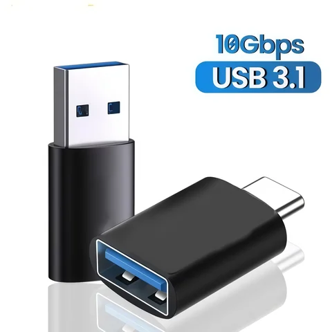 USB 3.1 Type C OTG Adapter USB C Male To USB A Female Converter For  10Gbps Data Sync OTG Connector